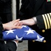 Burial at sea aboard the USS Abraham Lincoln