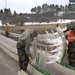 North Dakota National Guard Soldiers help with flooding in Burlington