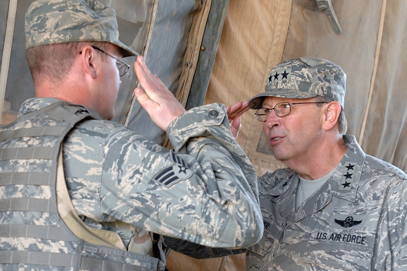 Air Force Reserve Command Commander Addresses Deployed Airman on Total Force Concept