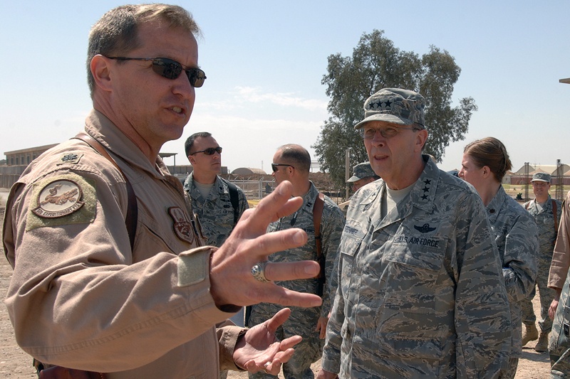 Air Force Reserve Command Commander Addresses Deployed Airman on Total Force Concept