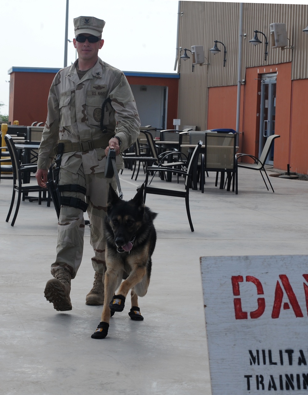 Military Working Dog Unit Training Camp Lemonier