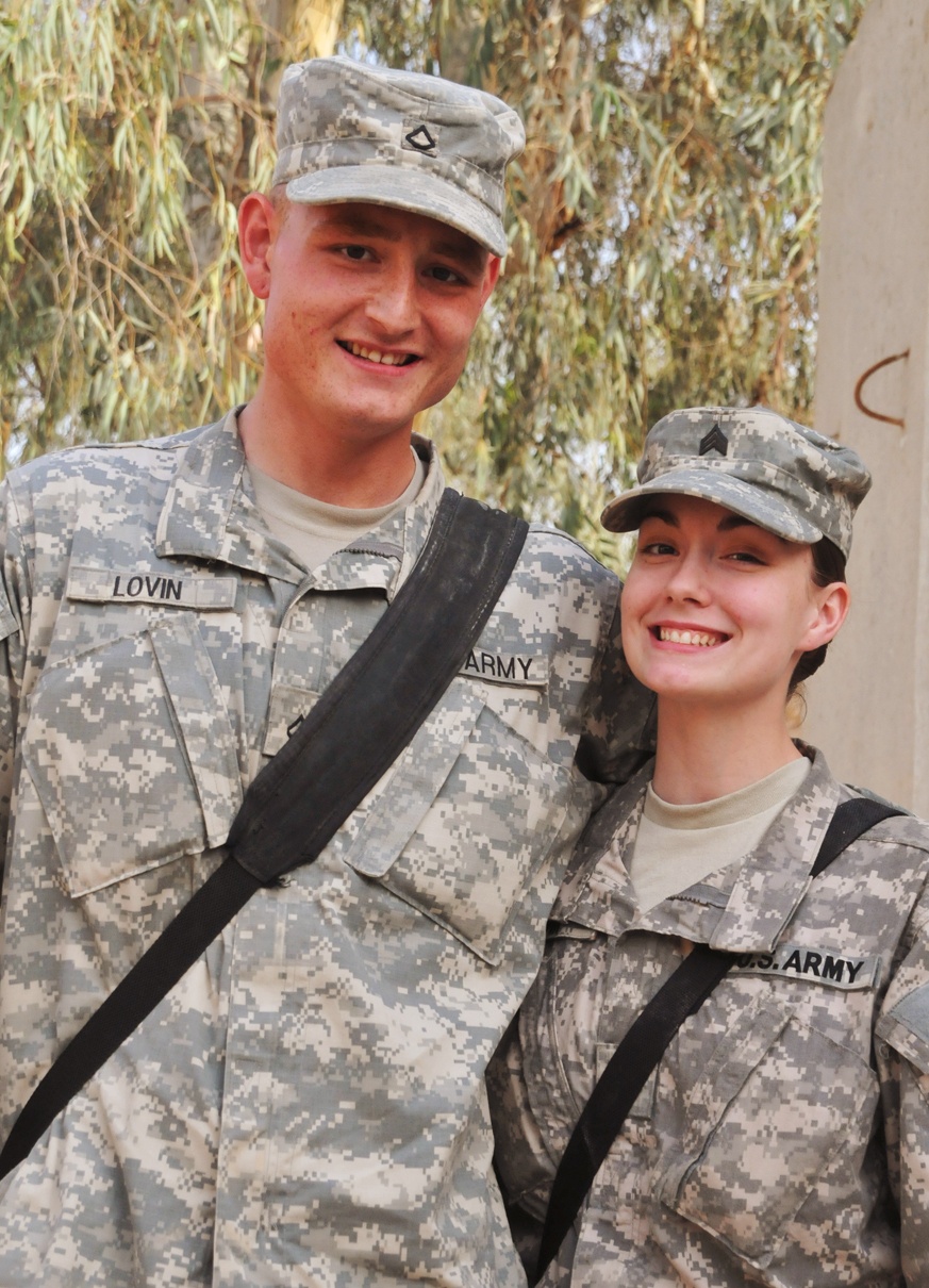 Deployment brings brother, sister together