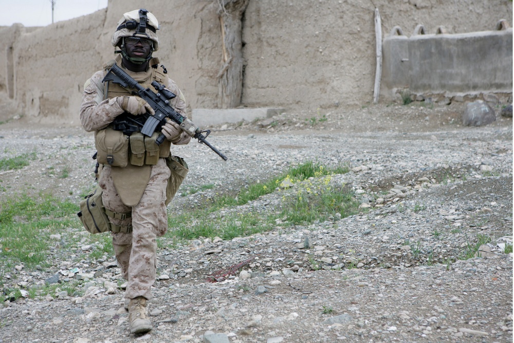 Patrol in Helmand province