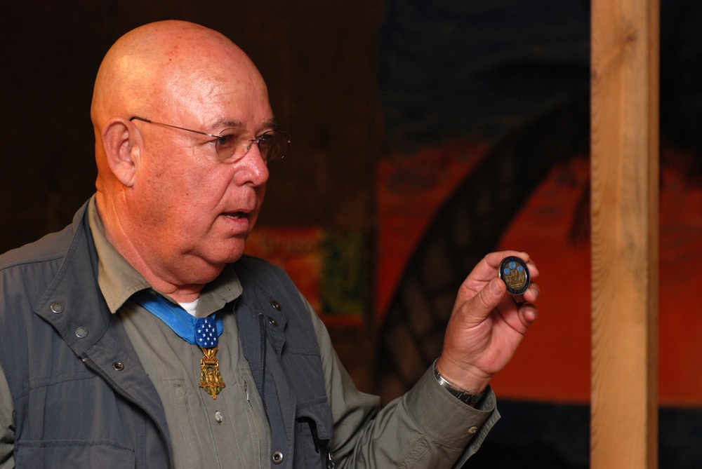 Medals of Honor: Two American Heroes Visit Forward Operating Base Marez, Mosul, Iraq