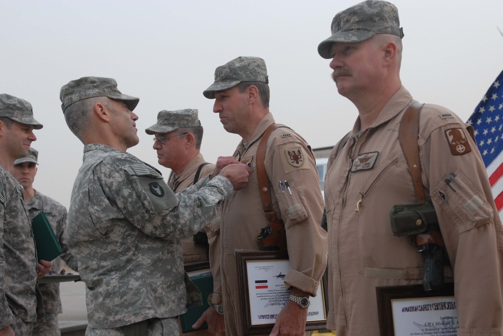 Chief Warrant Officer 4 Bartkowski Awarded Air Medal