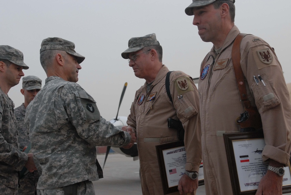 Chief Warrant Officer 5 Ward Awarded Air Medal