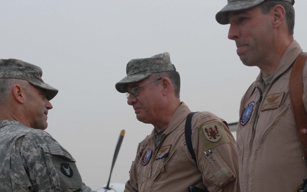 Chief Warrant Officer 5 Ward Awarded Air Medal