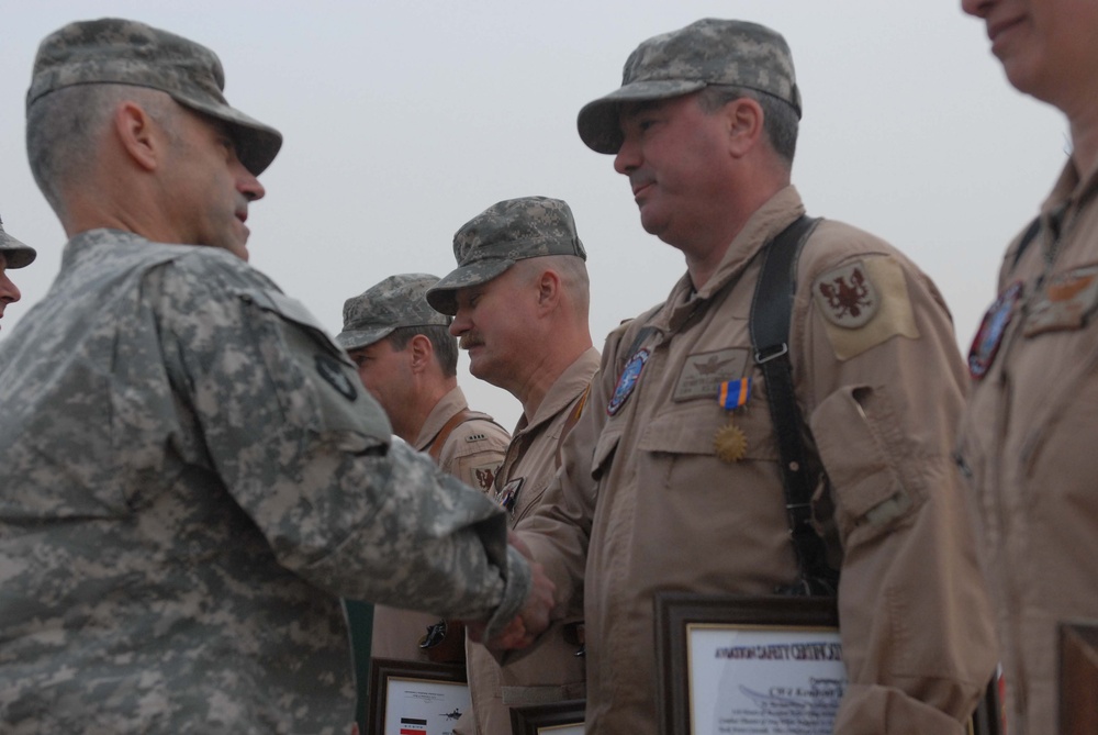 Chief Warrant Officer 4 Linkous Awarded Air Medal