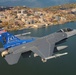 Wisconsin National Guard F-16 Flies Over State Capitol