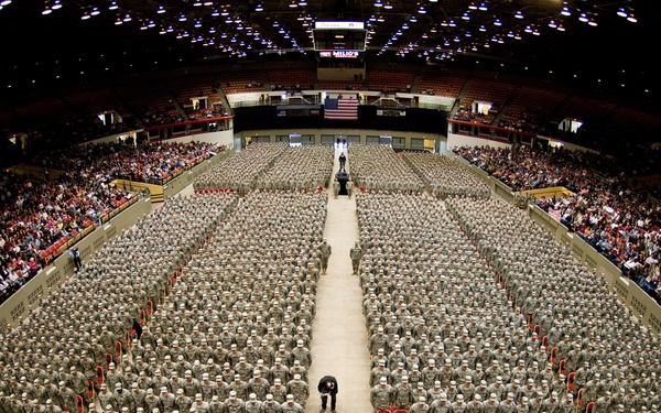 Wisconsin's Red Arrow Brigade Forms Up for a Big Send-off