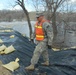 National Guard Working on Sheyenne River Flood in Lisbon