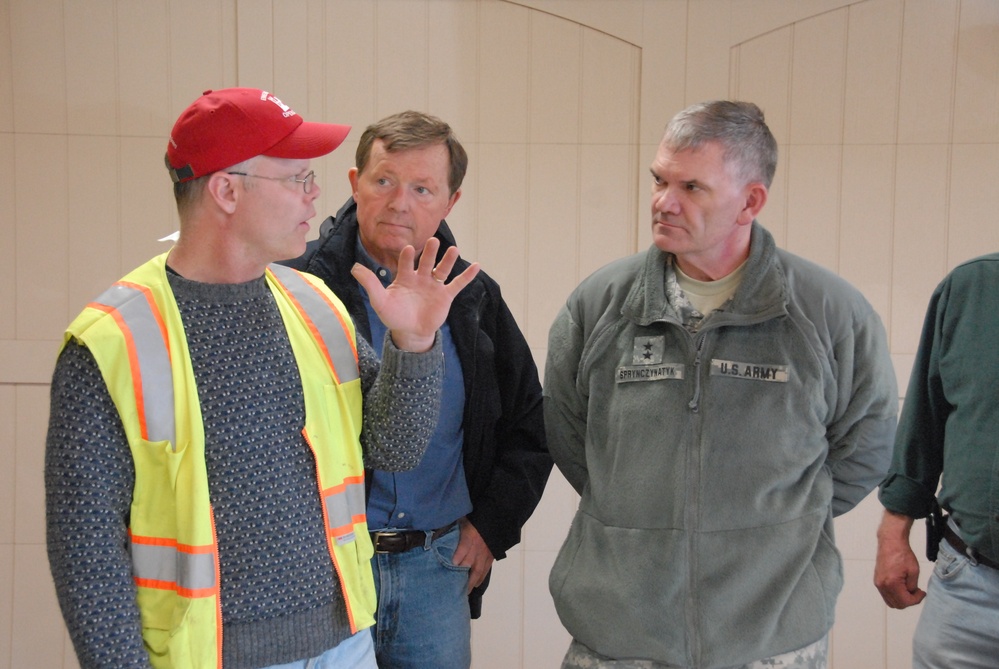 National Guard Working on Sheyenne River Flood in Lisbon
