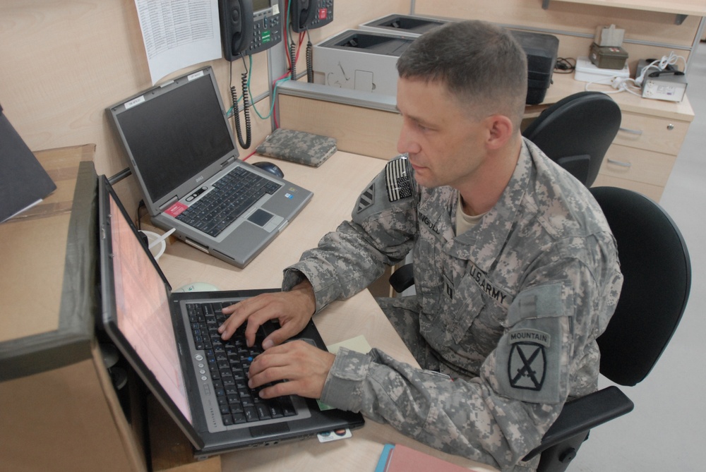 Multi-National Division - South headquarters stands fully equipped