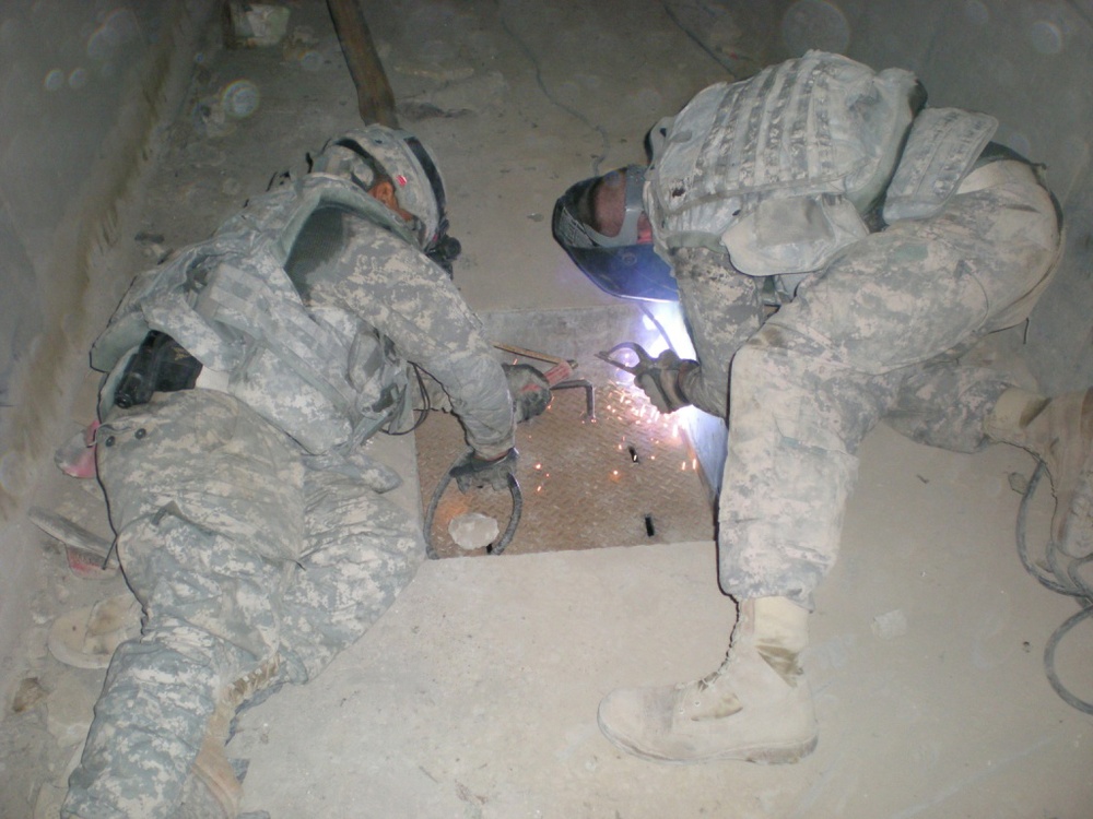 Multi-National Division-Baghdad engineers defeat tunnel terrorists