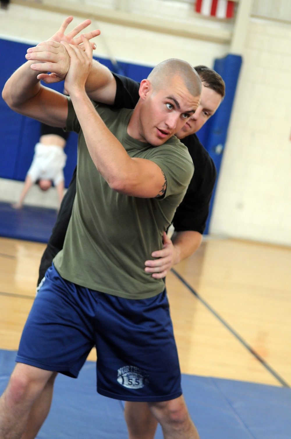 Troops Teach Basic Self Defense Using Military Training