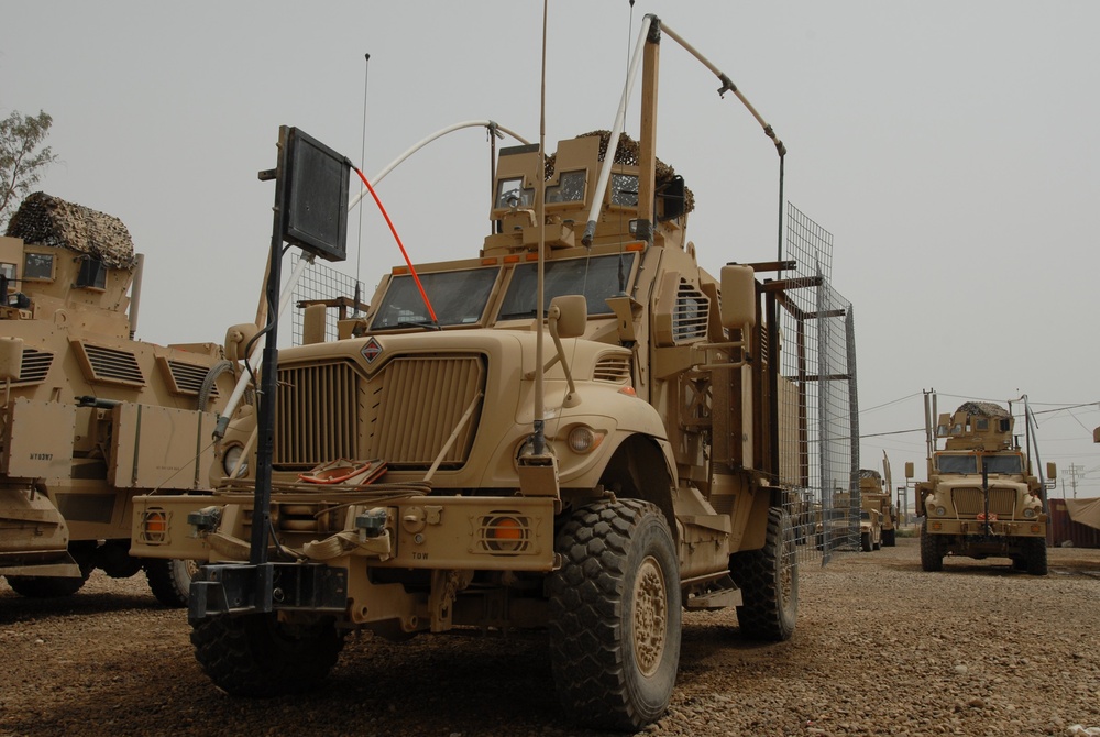 Welding together a defense: Soldiers install low-cost add-ons to vehicles