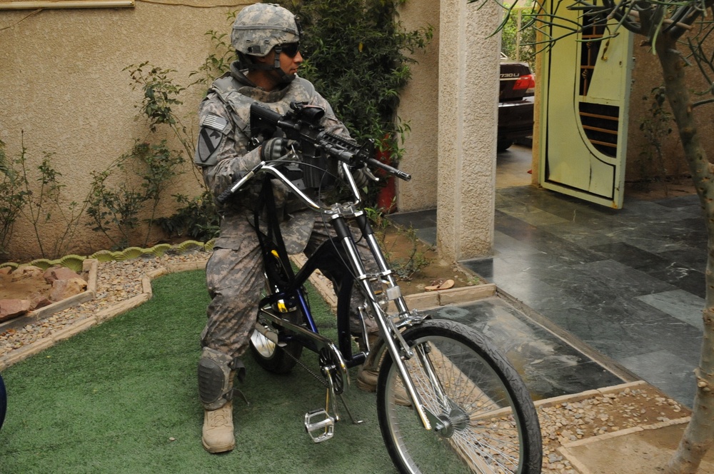 Patrol in Baghdad, Iraq