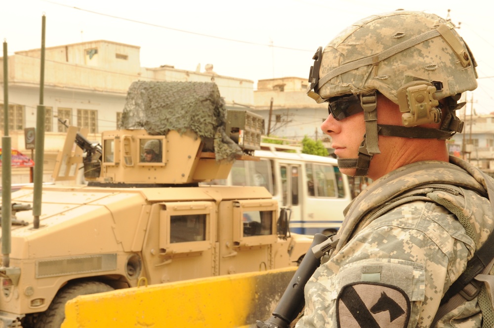 Patrol in Baghdad, Iraq