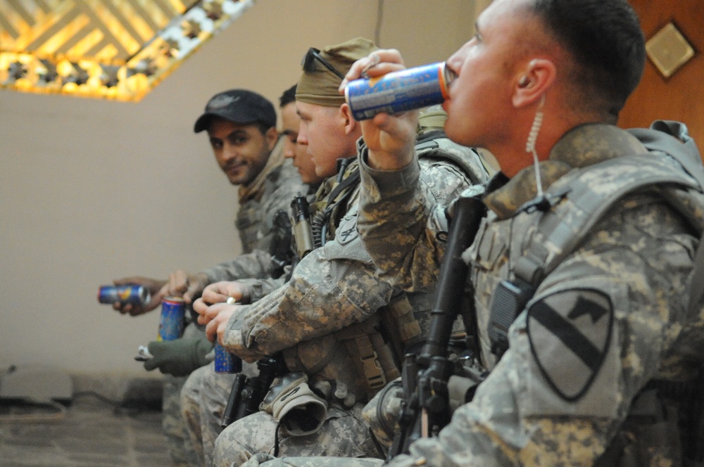 Patrol in Baghdad, Iraq