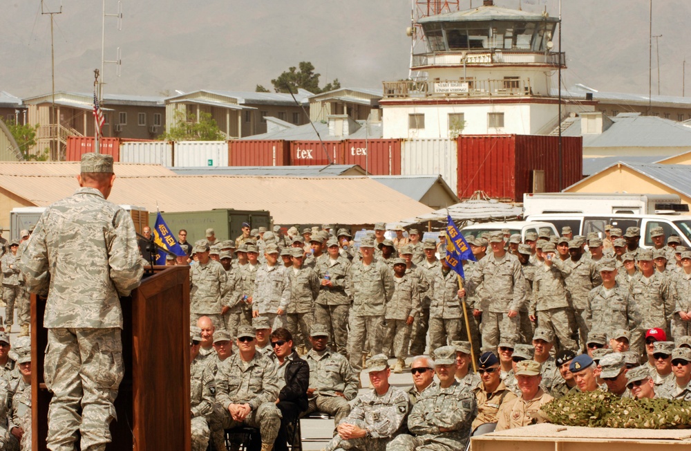 Col. Kwast Takes Reins of Lone Wing in Afghanistan