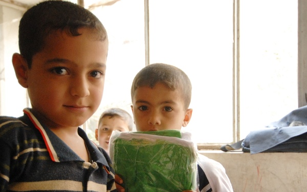 Baqubah students receive visit from local heroes