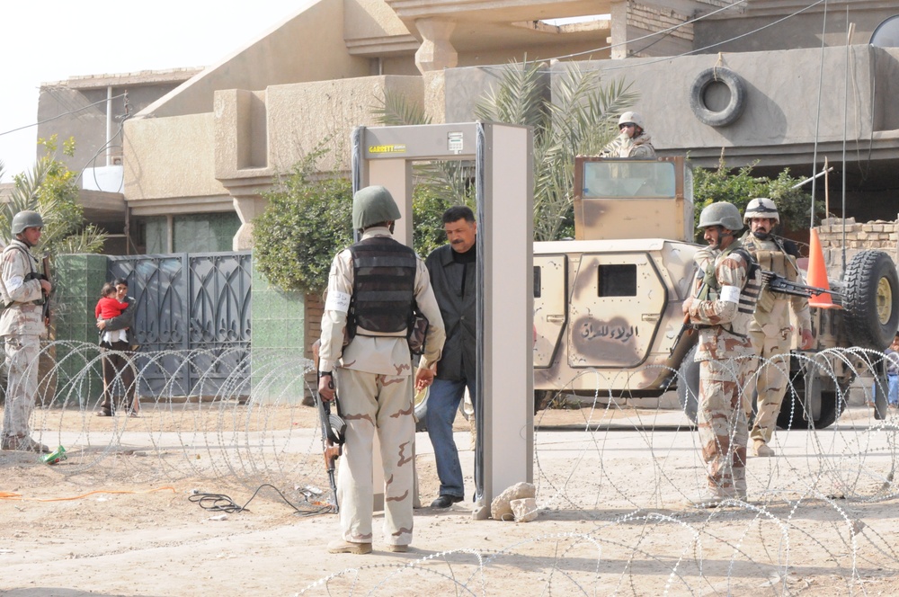 Election Day in Mahmudiyah, Iraq