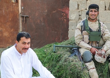 Weapons cache search in Qarghuli