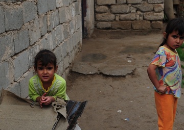 Weapons cache search in Qarghuli