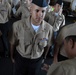 Uniform check aboard the USS Ronald Reagan