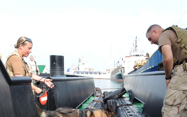 Tug boat sweep
