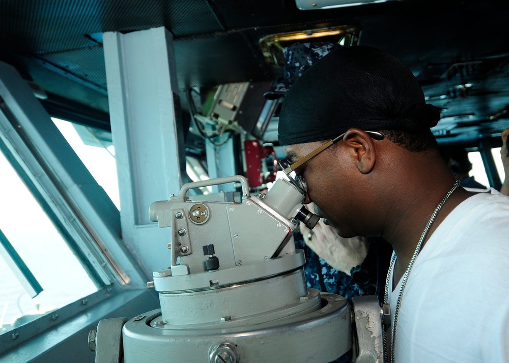 Yung Joc visits USS Dwight D. Eisenhower
