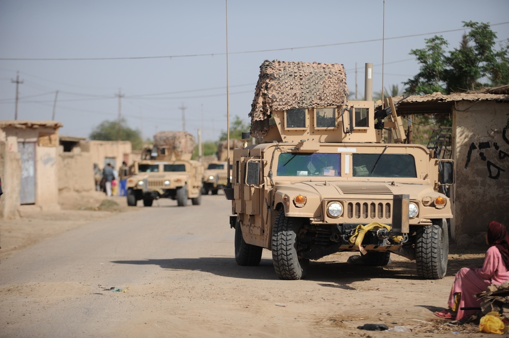 Humvees in the Street