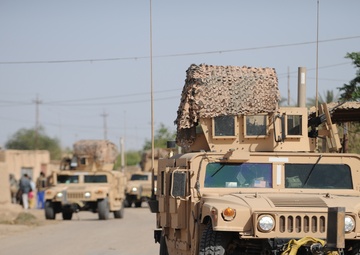 Humvees in the Street
