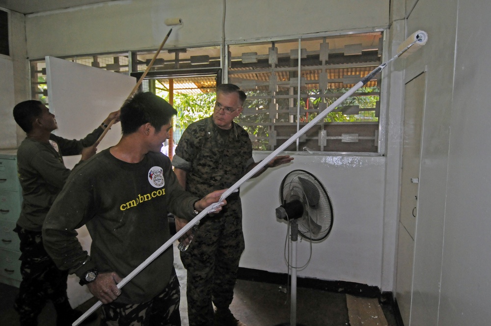 Painting the Health Clinic