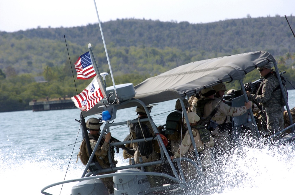 Coast Guard, Marines Practice Joint Operations