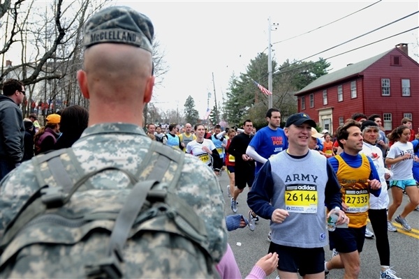 Massachusetts National Guard Supports Boston Marathon
