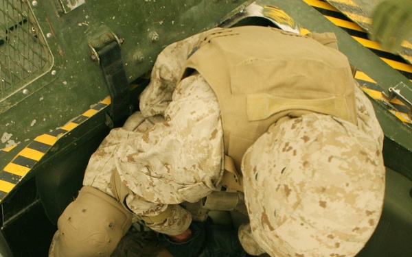 Marines Conduct Humvee Rollover Training