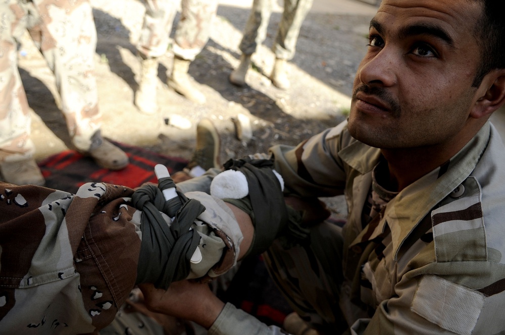 First Aid Training in Mosul, Iraq