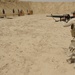 Iraqi army weapon drills on Camp Diwaniyah