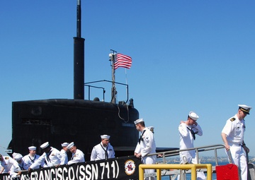USS San Francisco arrives into new homeport at Naval Submarine Base Point Loma