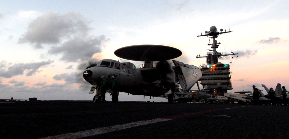 Flight Operations aboard USS John C. Stennis