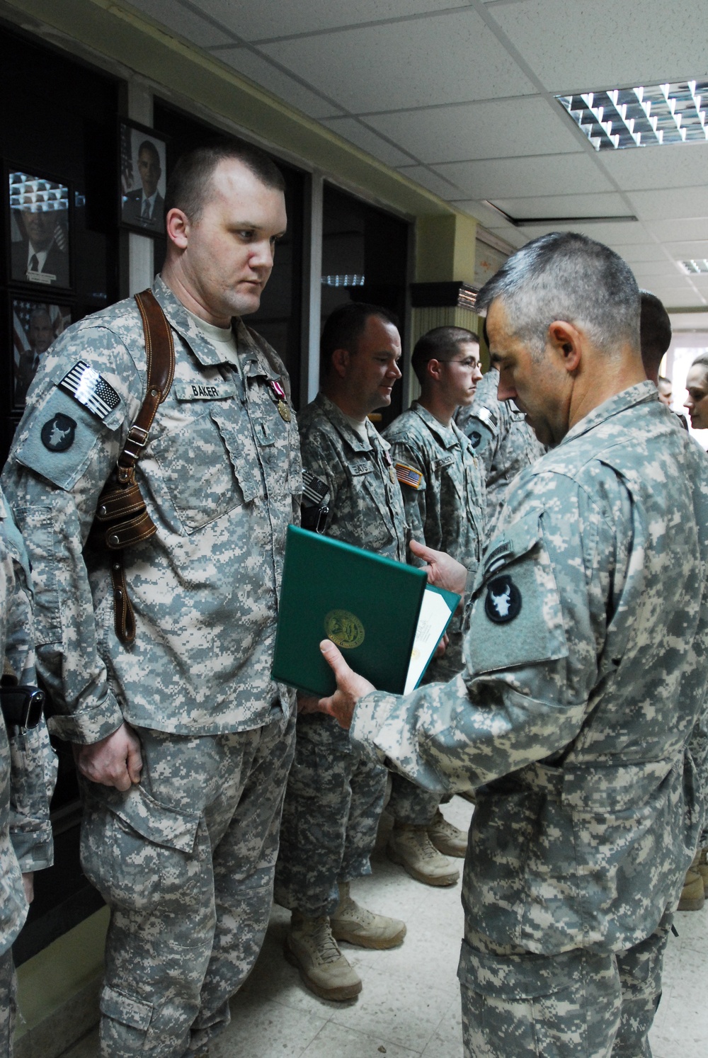 Chief Warrant Officer 2 Baker Awarded Meritorious Service Medal