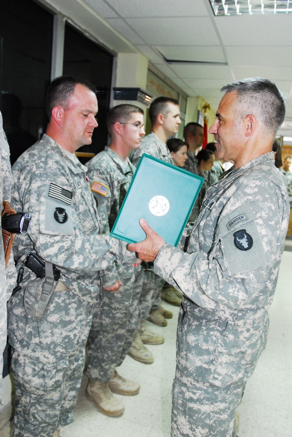 Master Sergeant Teats Awarded Meritorious Service Medal