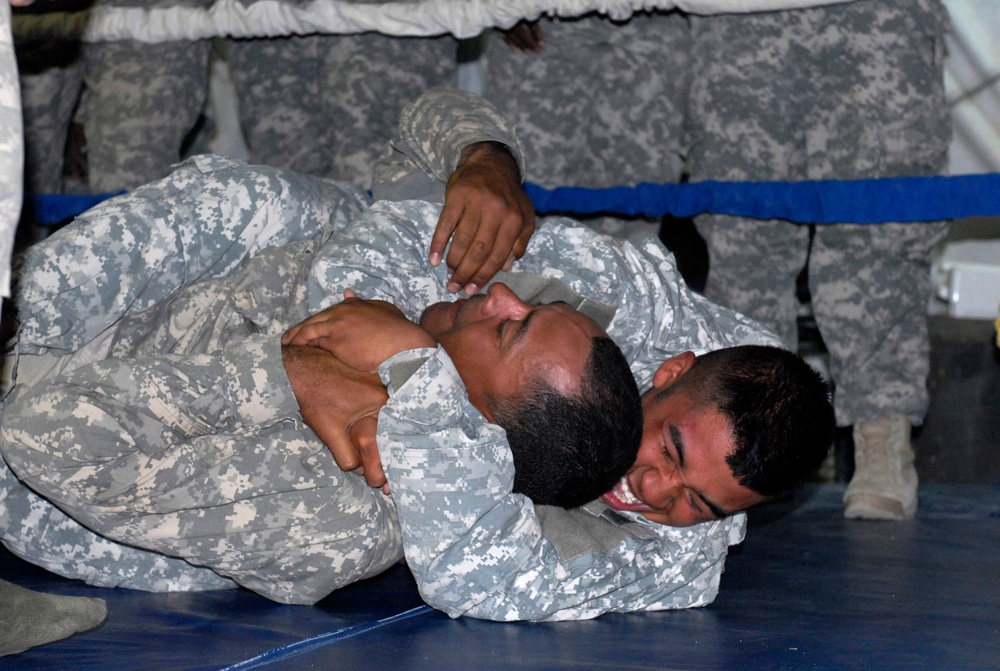 Rough Riders Demonstrate New-found Combat Skills