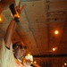 Yung Joc performs on USS Dwight D. Eisenhower