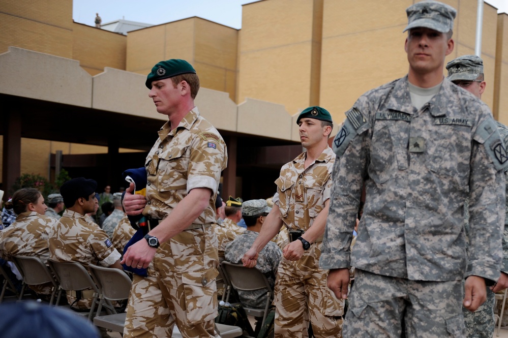 Change of Command in Basra, Iraq