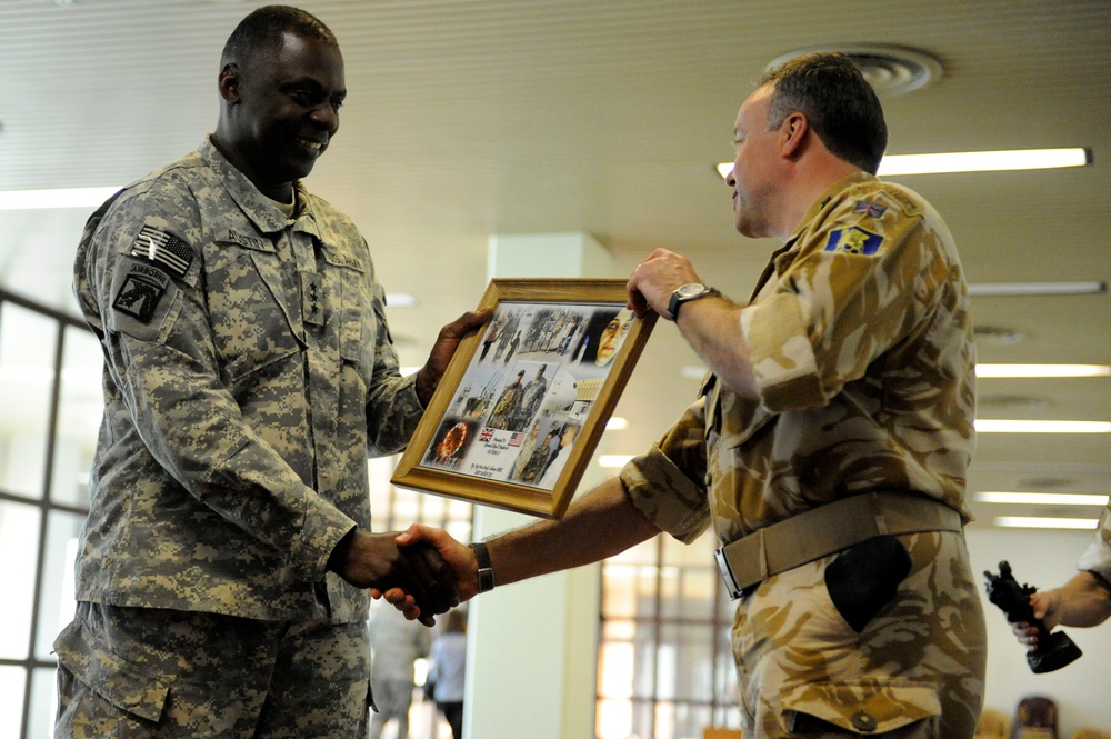 Change of Command in Basra, Iraq