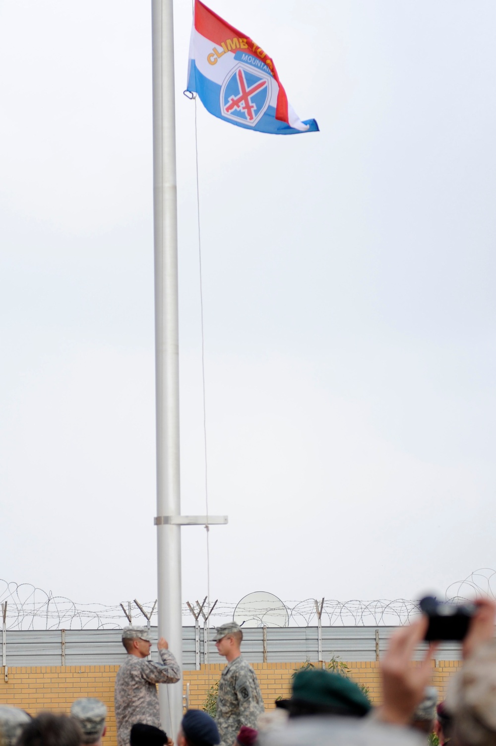 Change of Command in Basra, Iraq