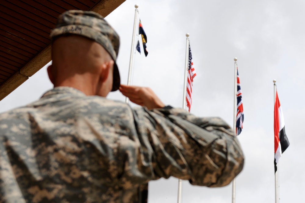 Change of Command in Basra, Iraq