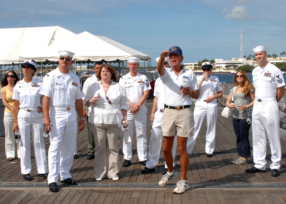 Sailor of the Year finalists tour USS Missouri